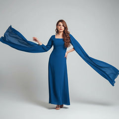Long sleeves maxi