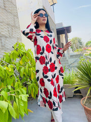 Digital Printed Long Kurta Set ✨