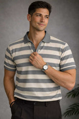 Old Money Johnny Collar Knitted Polo ✨